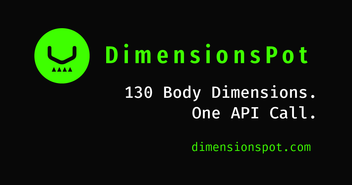 Body Measurement APIs in 2026: A Developer's Landscape Guide ...